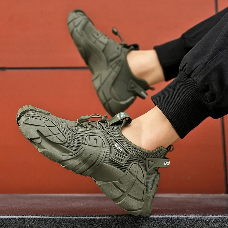 Man Daily Breathable Casual Walking Shoes Fashion Running Sneakers Comfy Platform Tenis Shoes Summer Men Barefoot Sock Shoes - Image 3